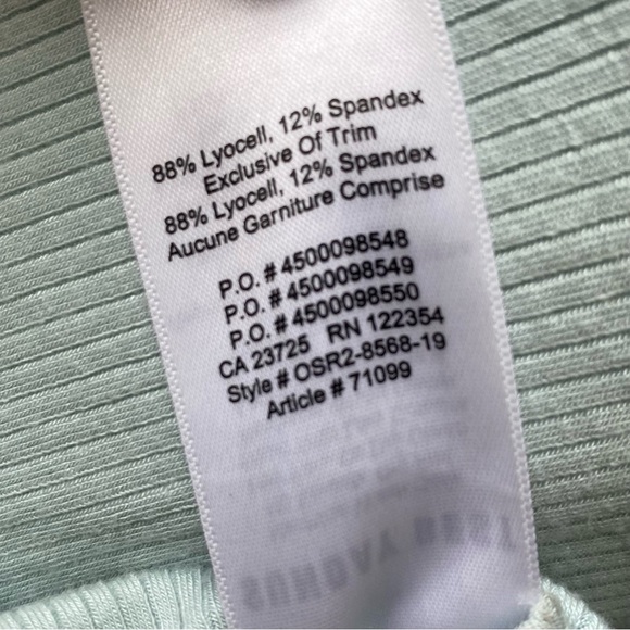 Aritzia Sunday Best Anne-Marie Ruffled Mini Dress Sea Spray Blue Green Sz S - Picture 8 of 8